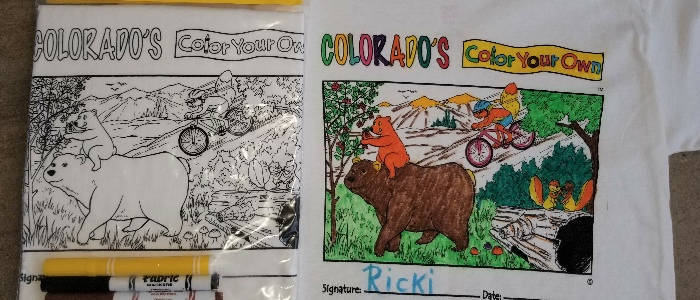 Color Your Own Hawaii Mountain Kids T-Shirts