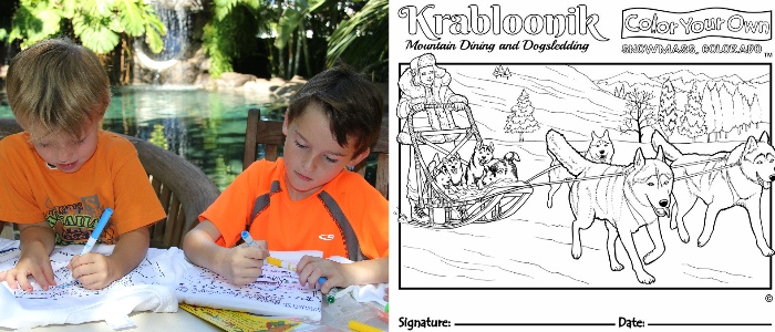Color Your Own Colorado Themed Kids T-Shirts